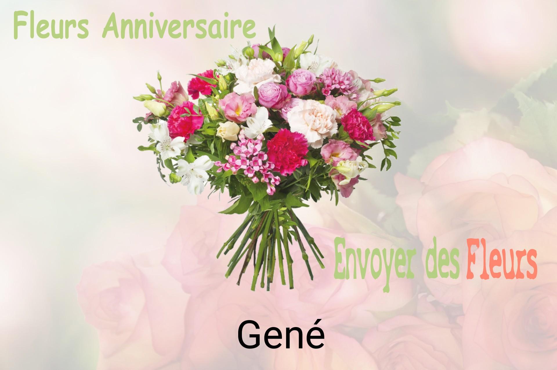 Bouquet de fleurs d’anniversaire livré à Gené